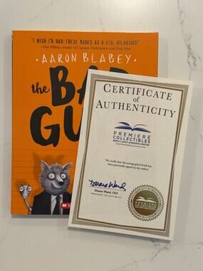 SIGNED- The Bad Guys Ser.: The Bad Guys by Aaron Blabey Paperback AUTOGRAPHED #2